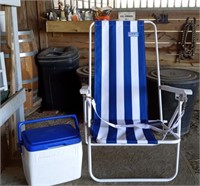 Folding Beach Chair & Cooler