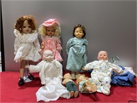 Vintage dolls and kids clothes