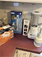 Blender, chopper, mixer, emulsifier, whipper