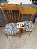 Pair of Wooden Chairs