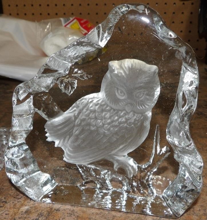 Decorative Glass Owl