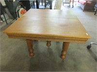 Vintage wooden kitchen table, 42 x 46"