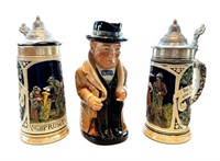Winston Churchill Mug & German Beer Steins