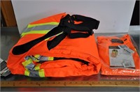 New insulated overalls, safety shirt