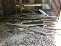 Pile of Old Used Lumber