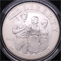 GEM CIVIL RIGHTS SILVER DOLLAR