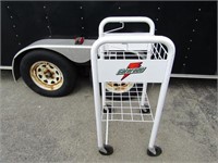 Gatorade rolling cart display.