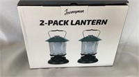 C6) New, unopened 2-pack lantern set