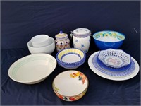 Large Selection Of Very Nice Pottery Dishes