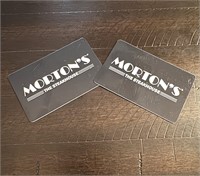 $100 Total Value - Lunch on Me - Morton's