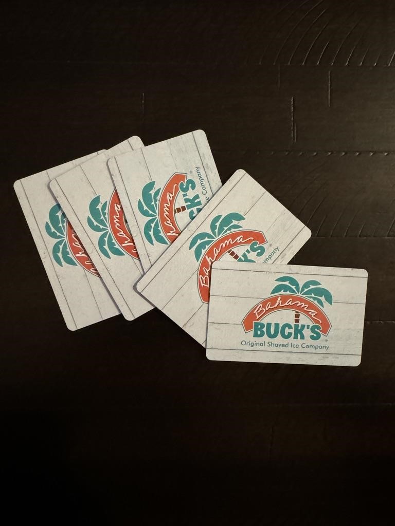 $50 Total Value - Bahama Buck's