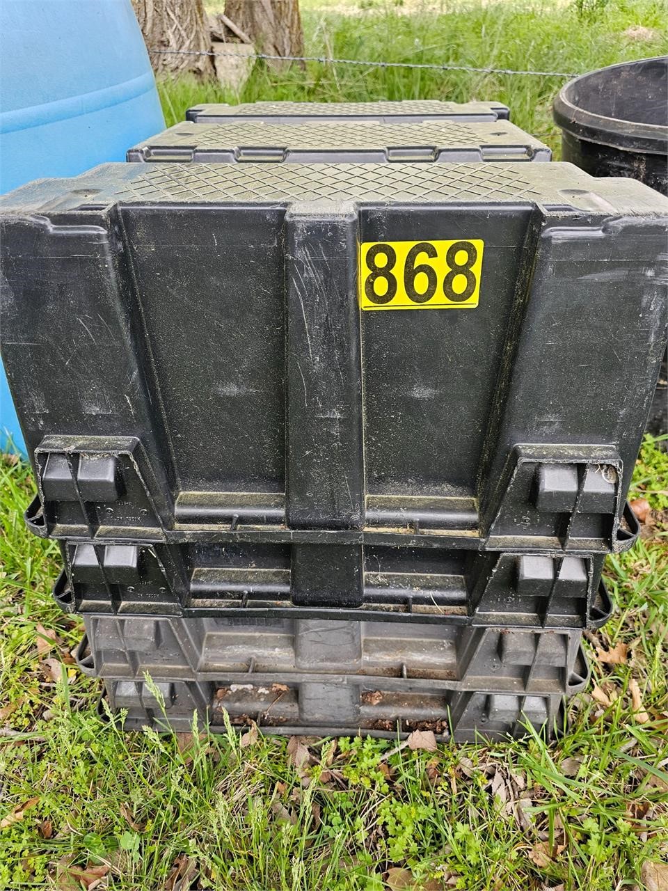 4- Plastic crates
