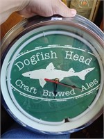 Dog Fish HeadCraft Brewed Ales Clock