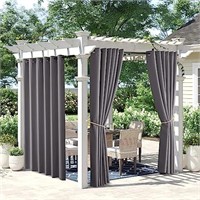 NICETOWN Waterproof Outdoor Curtains for Patio -