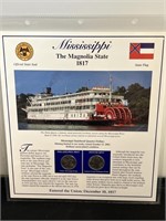 Mississippi Quarter & Stamp Collection