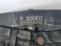 Black Leather Size 32 Pants