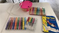 BLO PENS SET AND CONTAINERS