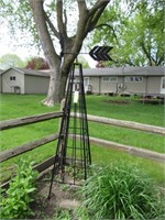 Black Garden Windmill 74" T NO SHIP