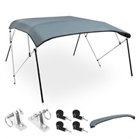 X AUTOHAUX 4 Bow Bimini Top Cover Boat Canopy 600D