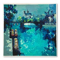 Claude Fauchere, "Notre Dame" Hand Signed Limited