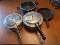 Cast Iron Frying Pans, Pressure Pots, Cooking Pot