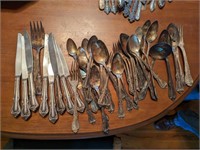 Silver Overlayed Flatware and Stainless Flatware