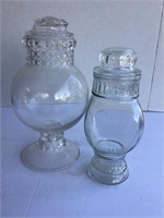 Vintage Glass Candy Jars
