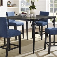 Roundhill Furniture  Square Dining Table