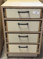 4 Drawer Storage Cabinet