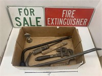 Tools and Metal Signs