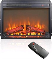 23" Electric Fireplace Insert Ultra Thin Heater wi