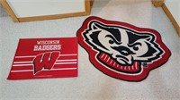 Wisconsin Badgers Floor Rugs