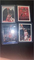 Michael Jordan 4 card lot