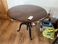 INDUSTRIAL BASE DINING ROOM TABLE WITH A