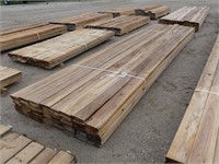 72 pcs. 5/4" x 6" x 16' SELECT CEDAR DECK LUMBER