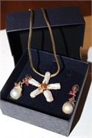 Starfish Pearl Necklace/Earrings