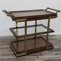 Vintage 3 tier bar cart