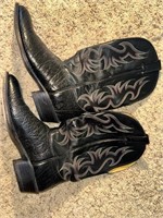 2 pair of Black Cowboy Boots, size 10.5 D