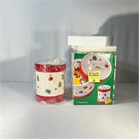 Tienshan Christmas Cookie Jar