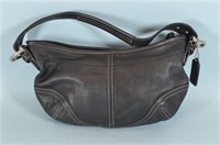 Authentic Coach Handbag  Black Leather