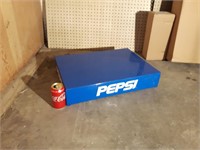 Metal Pepsi base of commercial rack