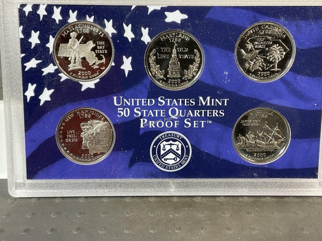 2000 state quarter proof set