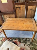 wood kitchen table