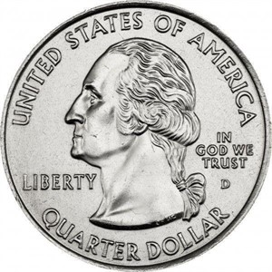 USA ¼ dollar, 2005 Oregon State Quarter