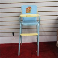 Metal doll High chair.