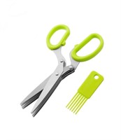 Multipurpose 5 Blade Herbs Kitchen Scissors
