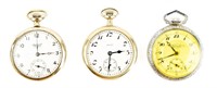Jewelry Lot Of 3 Pocket Watches