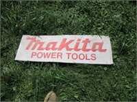 Makita Power tools sign, approximately 22x8