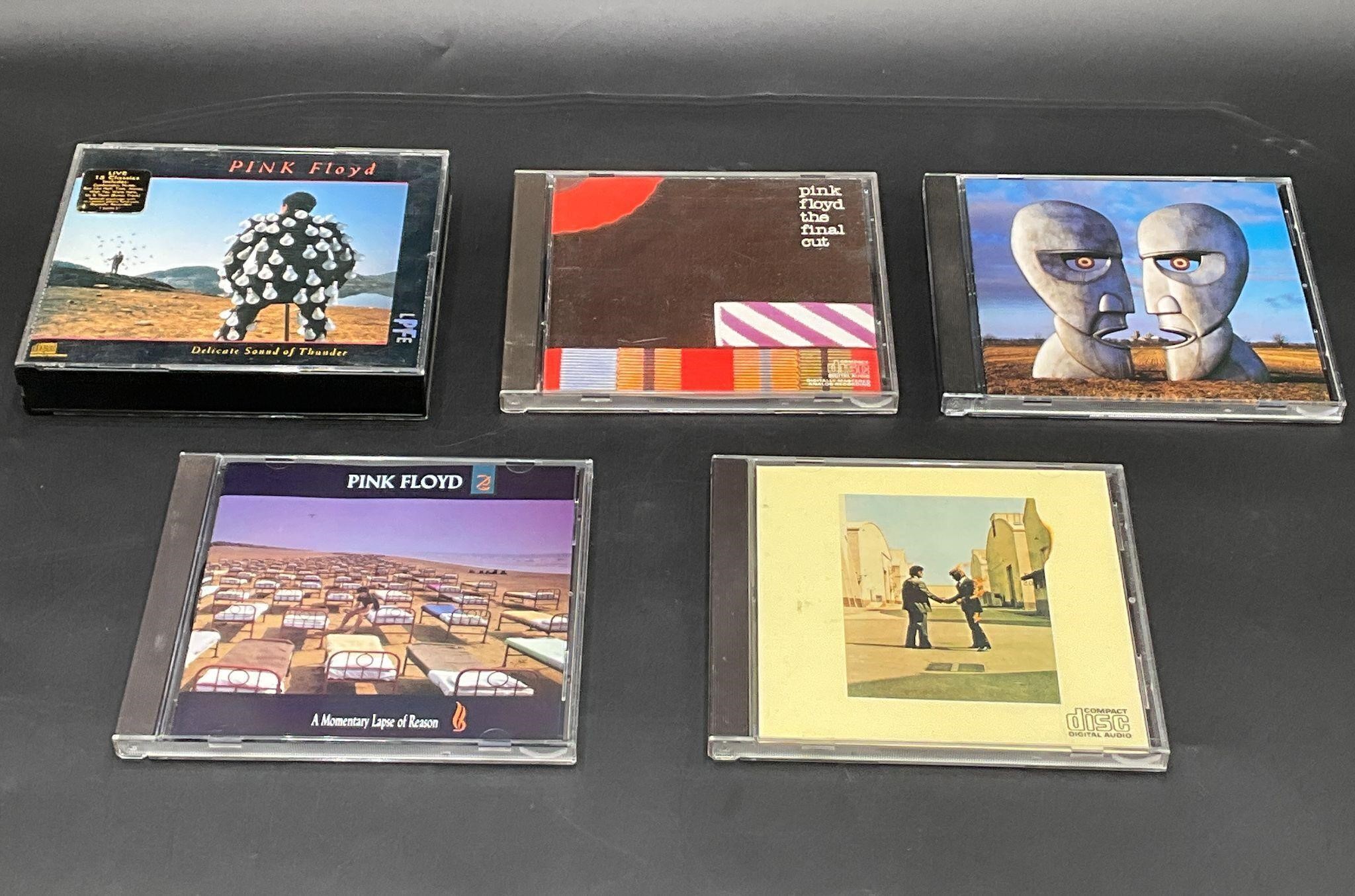 Lot of 5 Pink Floyd CD's Division Bell & More