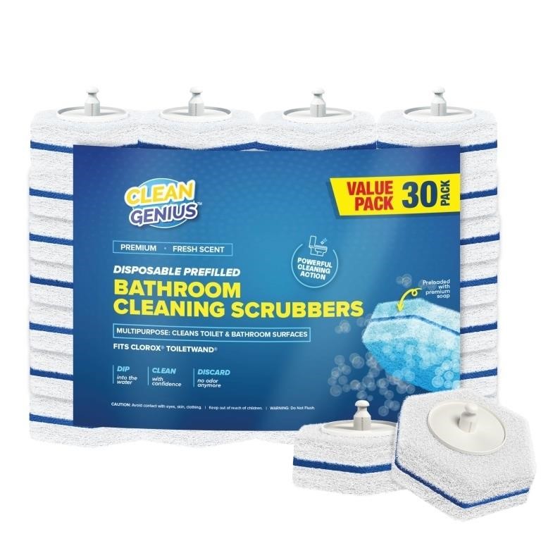 P3648  CleanGenius Toilet Scrubbers, 30 Count